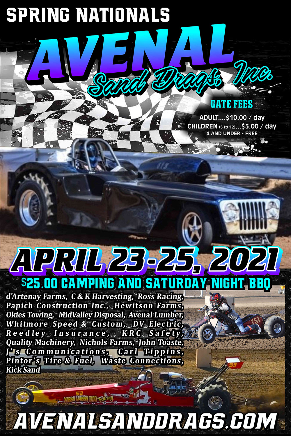 Schedule - Avenal Sand Drags | Sand Drags in Central California | 300