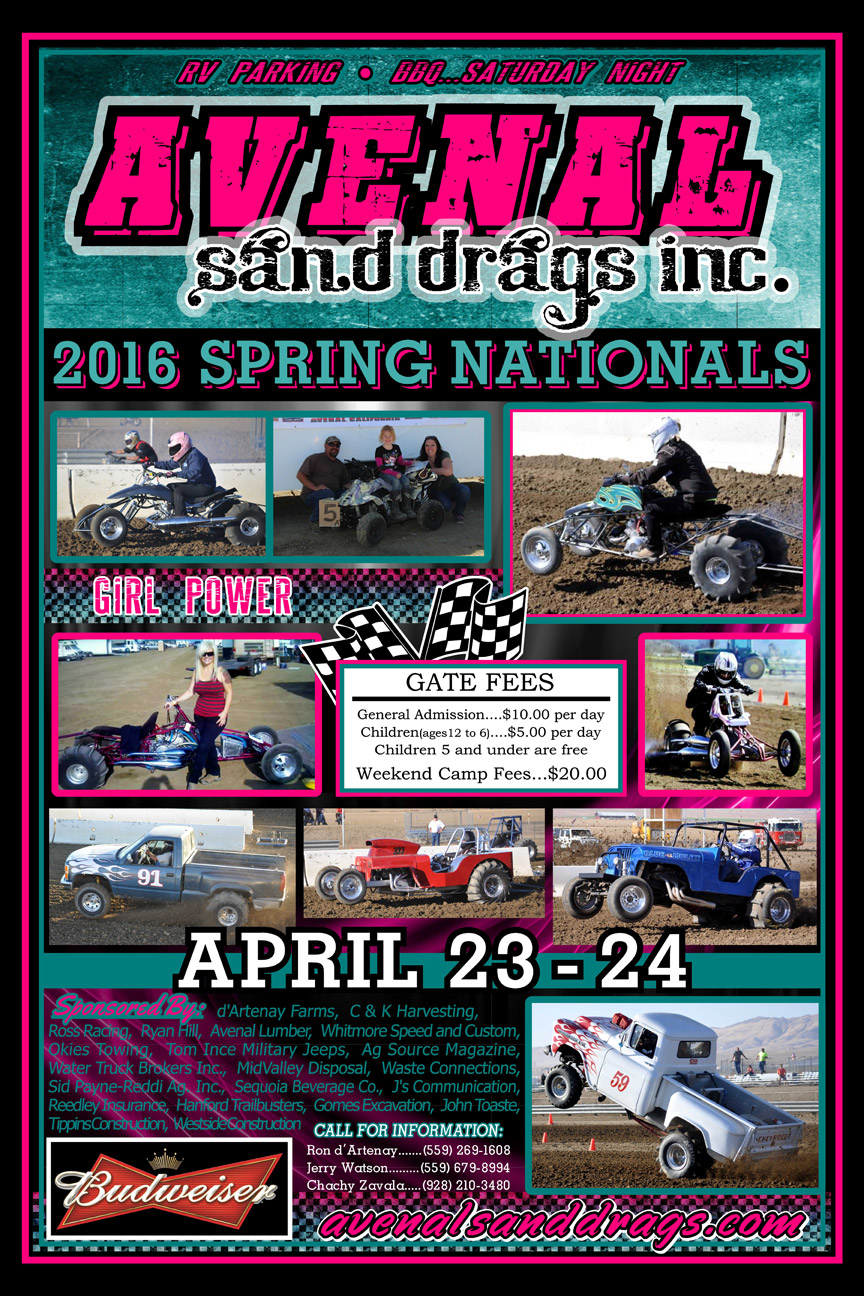 Schedule - Avenal Sand Drags | Sand Drags in Central California | 300
